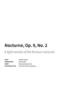 Nocturne, Op. 9, No. 2 - Title Page
