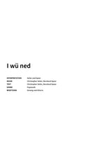 I wü ned - Title Page