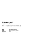 Reitenspiel - Title Page
