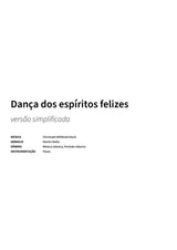 Dança dos espíritos felizes - Title Page