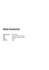 Ham kummst - Title Page