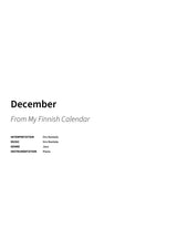 December - Title Page