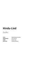 Hindu-Lied - Title Page