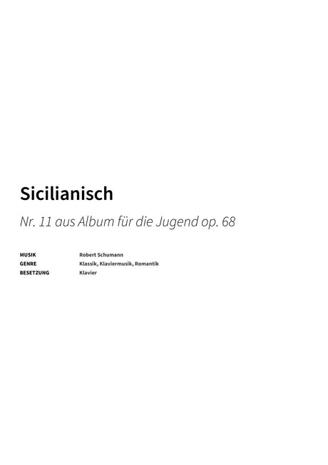 Sicilianisch - Title Page