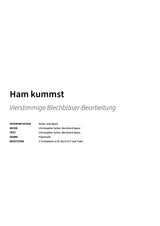 Ham kummst - Title Page