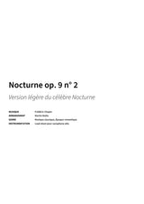Nocturne op. 9 n° 2 - Title Page