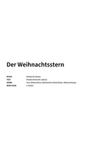 Der Weihnachtsstern - Title Page