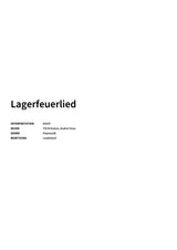 Lagerfeuerlied - Title Page