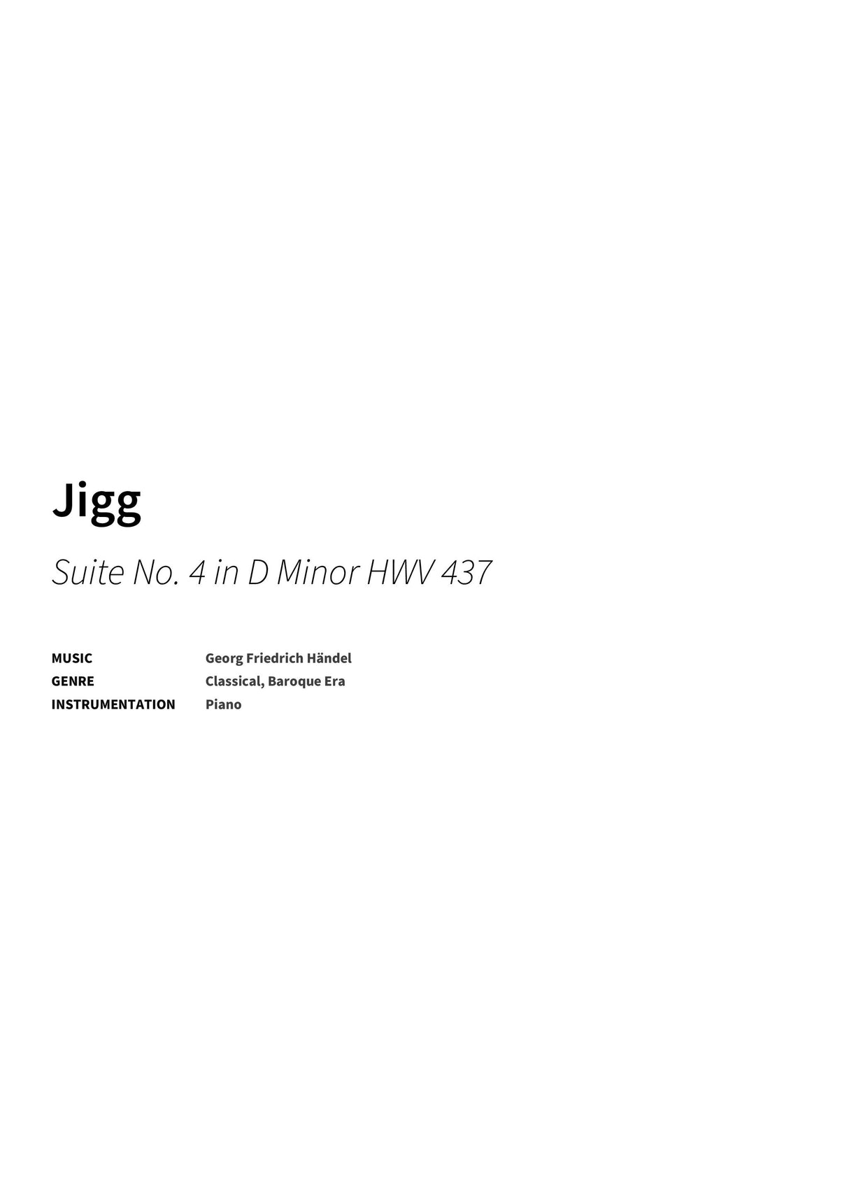 Jigg - Title Page