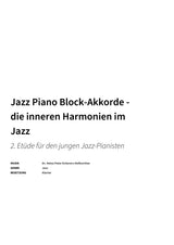 Jazz Piano Block-Akkorde - die inneren Harmonien im Jazz - Title Page