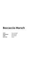 Boccaccio-Marsch - Title Page