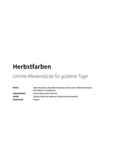 Herbstfarben - Title Page