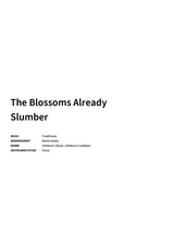 The Blossoms Already Slumber - Title Page