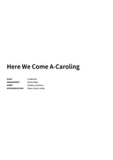 Here We Come A-Caroling - Title Page
