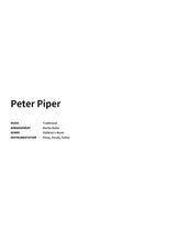 Peter Piper - Title Page