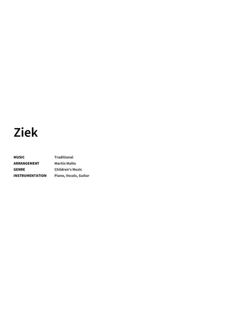 Ziek - Title Page