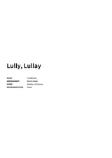 Lully, Lullay - Title Page