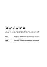 Colori d'autunno - Title Page