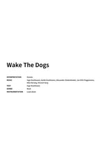 Wake The Dogs - Title Page