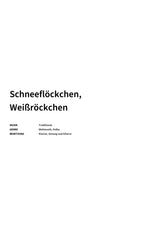 Schneeflöckchen, Weißröckchen - Title Page