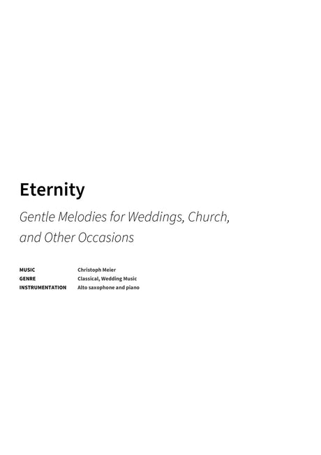 Eternity - Title Page