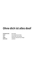 Ohne dich ist alles doof - Title Page