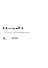 Polonaise a-Moll - Title Page