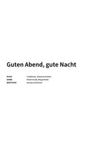 Guten Abend, gute Nacht - Title Page