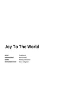 Joy To The World - Title Page