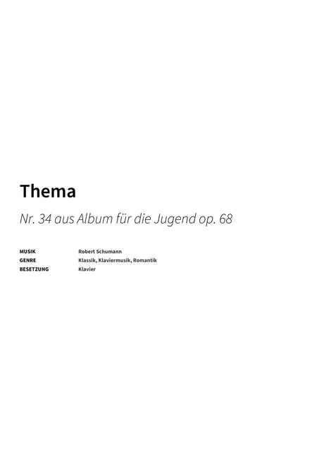 Thema - Title Page