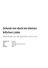 Schenk mir doch ein kleines bißchen Liebe - Title Page