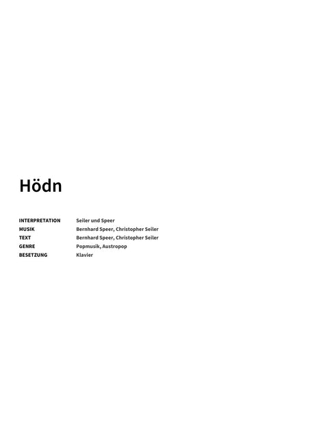 Hödn - Title Page