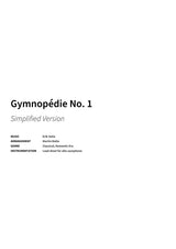 Gymnopédie No. 1 - Title Page