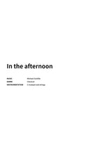 In the afternoon - Title Page