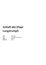 Schlaft alle (Pippi Langstrumpf) - Title Page