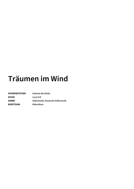 Träumen im Wind - Title Page