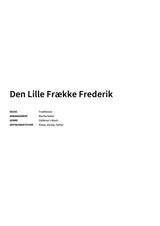 Den Lille Frække Frederik - Title Page