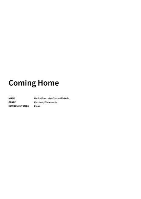 Coming Home - Title Page