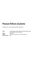 Pausas felices al piano - Title Page