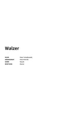 Walzer - Title Page