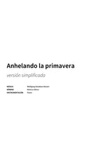 Anhelando la primavera - Title Page