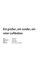 Ein großer, ein runder, ein roter Luftballon - Title Page