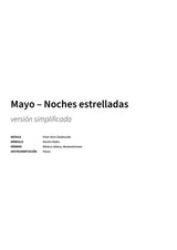 Mayo – Noches estrelladas - Title Page