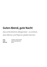 Guten Abend, gute Nacht - Title Page