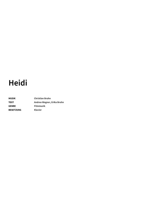 Heidi - Title Page