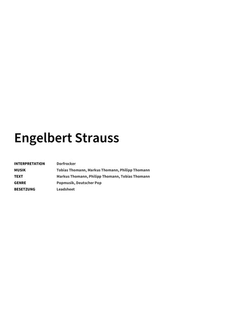 Engelbert Strauss - Title Page