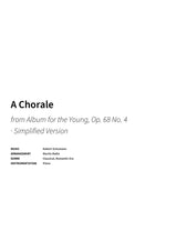 A Chorale - Title Page