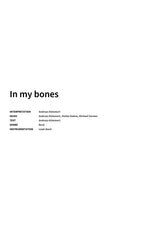 In my bones - Title Page