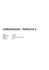 Liebesträume ‒ Notturno 3 - Title Page
