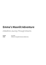 Emma's Moonlit Adventure - Title Page